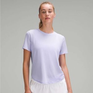 nwt lululemon high neck running and training t-shirt